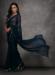 Picture of Comely Georgette Midnight Blue Saree