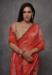 Picture of Splendid Georgette Fire Brick Saree