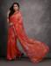 Picture of Splendid Georgette Fire Brick Saree