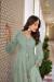 Picture of Georgette Dark Sea Green Straight Cut Salwar Kameez