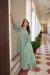 Picture of Georgette Dark Sea Green Straight Cut Salwar Kameez