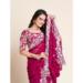 Picture of Sublime Organza Medium Violet Red Saree