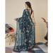 Picture of Fascinating Silk Midnight Blue Saree