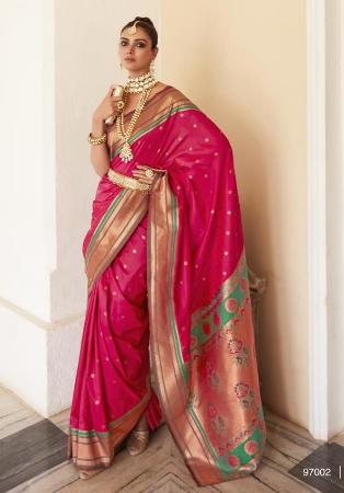 Picture of Resplendent Silk Red Saree