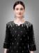 Picture of Stunning Cotton Black Readymade Salwar Kameez