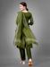 Picture of Cotton Dark Olive Green Readymade Salwar Kameez