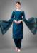 Picture of Excellent Cotton Teal Readymade Salwar Kameez