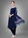 Picture of Shapely Cotton Midnight Blue Readymade Salwar Kameez