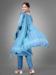 Picture of Cotton Medium Turquoise Readymade Salwar Kameez