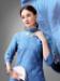 Picture of Cotton Medium Turquoise Readymade Salwar Kameez