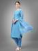 Picture of Cotton Medium Turquoise Readymade Salwar Kameez