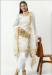 Picture of Graceful Georgette White Straight Cut Salwar Kameez