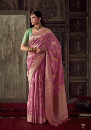 Picture of Shapely Crepe & Georgette Brown Saree