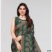 Picture of Pleasing Chiffon Dark Slate Grey Saree