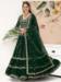 Picture of Pretty Georgette Forest Green Lehenga Choli
