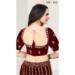 Picture of Alluring Georgette & Net Saddle Brown Lehenga Choli