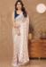 Picture of Marvelous Georgette Light Salmon Saree