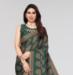 Picture of Elegant Chiffon & Georgette Sea Green Saree