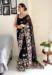 Picture of Radiant Georgette Black Saree