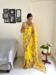 Picture of Grand Georgette Yellow Saree