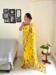 Picture of Grand Georgette Yellow Saree