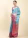 Picture of Exquisite Silk & Organza Light Steel Blue Saree