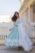 Picture of Admirable Georgette Light Steel Blue Readymade Gown