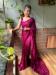 Picture of Admirable Georgette Pale Violet Red Saree