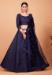 Picture of Well Formed Silk Midnight Blue Lehenga Choli