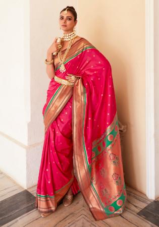 Picture of Exquisite Silk Light Pink Saree