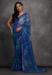 Picture of Shapely Georgette Midnight Blue Saree