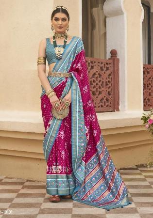 Picture of Resplendent Silk Crimson Saree