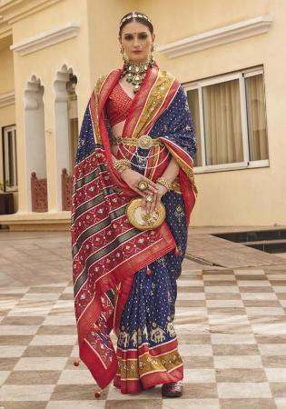 Picture of Nice Silk Dark Slate Grey Saree