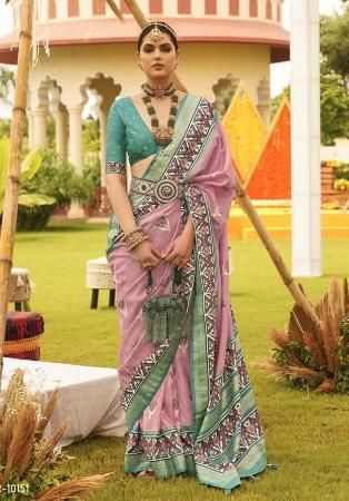 Picture of Bewitching Silk Rosy Brown Saree