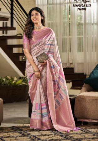 Picture of Stunning Silk Rosy Brown Saree