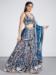 Picture of Amazing Net Midnight Blue Lehenga Choli