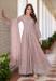 Picture of Amazing Georgette Rosy Brown Anarkali Salwar Kameez