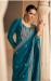 Picture of Admirable Silk Teal Straight Cut Salwar Kameez