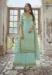 Picture of Georgette Dark Sea Green Straight Cut Salwar Kameez