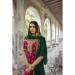 Picture of Georgette Dark Green Straight Cut Salwar Kameez