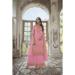 Picture of Georgette Light Coral Straight Cut Salwar Kameez