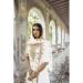 Picture of Georgette Off White Straight Cut Salwar Kameez