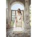 Picture of Georgette Off White Straight Cut Salwar Kameez