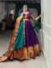 Picture of Enticing Cotton Purple Readymade Gown