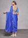 Picture of Superb Georgette Dark Slate Blue Saree