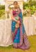 Picture of Exquisite Silk Steel Blue Saree