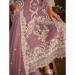 Picture of Classy Organza Grey Straight Cut Salwar Kameez