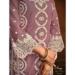 Picture of Classy Organza Grey Straight Cut Salwar Kameez