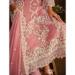 Picture of Organza Light Pink Straight Cut Salwar Kameez