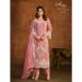 Picture of Organza Light Pink Straight Cut Salwar Kameez